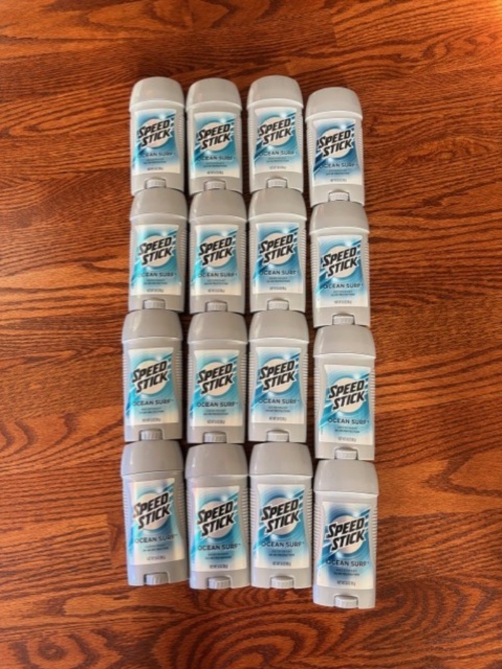 16 Pack Speed Stick Deodorant Clear Solid Ocean Surf 3.0 oz Each
